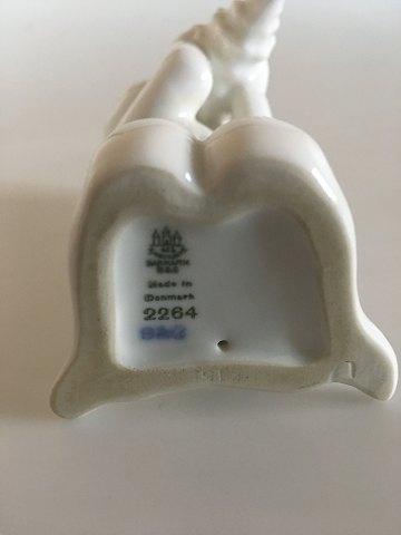 Bing & Grøndahl figur Havbarn med konkylie No 2264 - Danam Antik