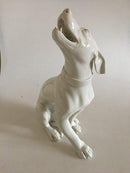 Bing & Grøndahl Blanc de Chine Figur af en Hund - Danam Antik