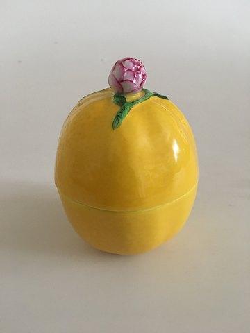 Herend Ungarsk Chinese Bouquet Grøn Citron Sukkerskål - Danam Antik