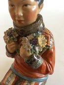 Royal Copenhagen Overglasur Figur Grønlandsk Pige No 12415 - Danam Antik