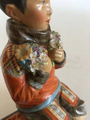 Royal Copenhagen Overglasur Figur Grønlandsk Pige No 12415 - Danam Antik