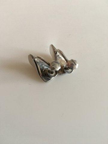 Georg Jensen Sterling Sølv Øreringe (Skruer) No 116A - Danam Antik