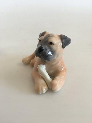 Royal Copenhagen "Puppy Collection Boxer Figurine No 748 - Danam Antik