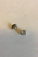 Georg Jensen Sterling Sølv Øreklips No 191 - Danam Antik