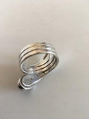 Hans Hansen Sterling Sølv Ring med Amethyst - Danam Antik