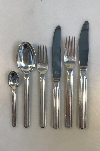 Hans Hansen Arvesølv No 18 Sterling Sølv Bestiksæt til 12 personer(72 dele) - Danam Antik