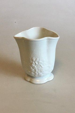 Bing & Grøndahl Blanc de Chine Vase PMN - Danam Antik
