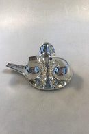 Georg Jensen Sterling Sølv Moderne Platmenage SGJ No 965 - Danam Antik