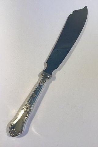 Rosenholm Sølv(Stål) Lagkagekniv Dansk Krone Sølv - Danam Antik