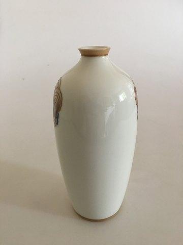 Bing & Grøndahl Art Nouveau Unika Vase af Marie Smith No P23/123 svampe - Danam Antik