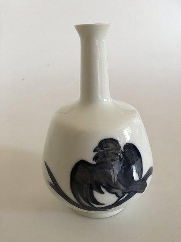 Bing & Grøndahl Unika Vase med Egern og fugl No 22 - Danam Antik