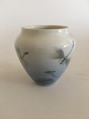 Bing & Grøndahl Art Nouveau Vase med 5 Guldsmede No 3765/5 No 6 - Danam Antik