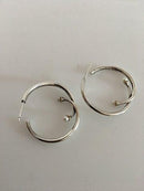 Georg Jensen Sterling Sølv Øreringe No 288 designet af Torun - Danam Antik