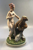 Royal Copenhagen Gerhard Henning "Håndkysset" Overglasur No 2109 - Danam Antik