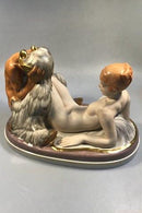 Royal Copenhagen Gerhard Henning "Sorgen" Overglasur No 1646 - Danam Antik