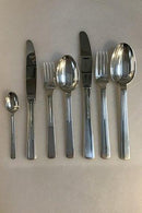 Hans Hansen Arvesølv No 17 Sølv/Sterling Sølv Bestiksæt til 12 personer (66 dele) - Danam Antik