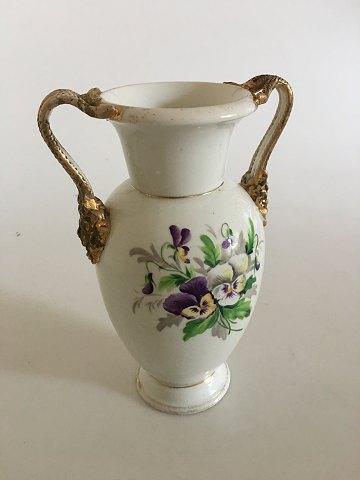 Bing & Grøndahl tidlig vase med slangehåndtag - Danam Antik