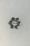 Hans Hansen Sterling Sølv Hjerte Broche No 100 - Danam Antik
