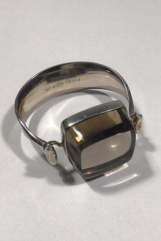 Georg Jensen Sterling Sølv Rutil Quartz Armring No 203 Torun - Danam Antik