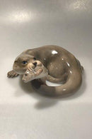 Bing & Grøndahl B&G No 1969 Odder med fisk Figur - Danam Antik