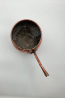 Mindre dansk kobbergryde med håndtag stående på tre ben fra ca. 1850 - Danam Antik