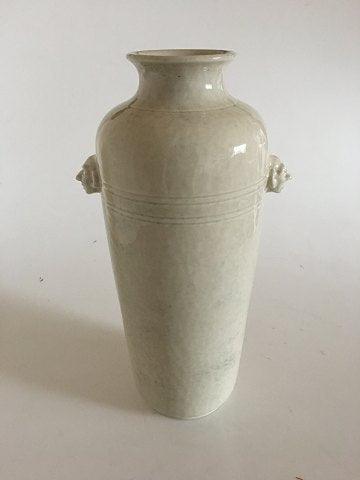 Bing & Grøndahl Unika Vase af Achton Friis med trolde ansigter - Danam Antik