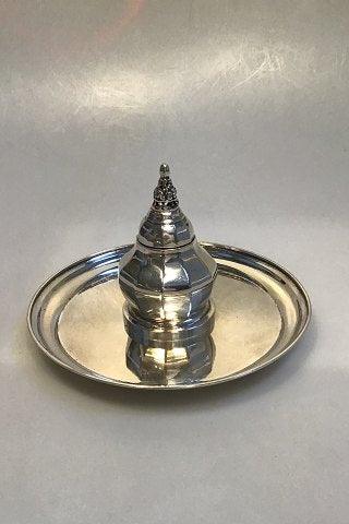 Georg Jensen Sterling Sølv Blækhus No 412 (1925-32) - Danam Antik