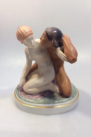Royal Copenhagen Gerhard Henning Figurine No 1796 Man and Woman (Cupid and Psyche ). 