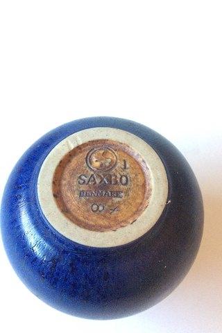 Saxbo vase i blå glasur no. 1 - Danam Antik
