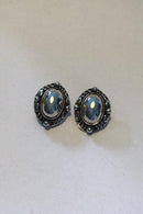 Georg Jensen Sterling Sølv Års Øreringe(clips) 1995 - Danam Antik