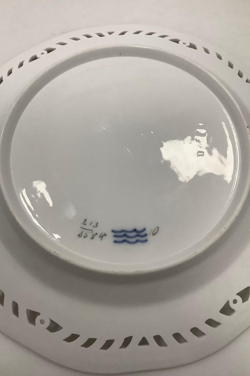 Sæt på 8 Royal Copenhagen Flora Danica Tallerkener med Blomster No 213/3584 - Danam Antik