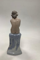 Royal Copenhagen Figur Havfrue på Sten No 1210. - Danam Antik