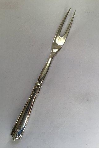 Georg Jensen Sterling Sølv Akkeleje Kødgaffel - Danam Antik