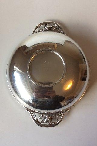 Georg Jensen Sterling Sølv Todelt Magnolia Skål No 2D - Danam Antik