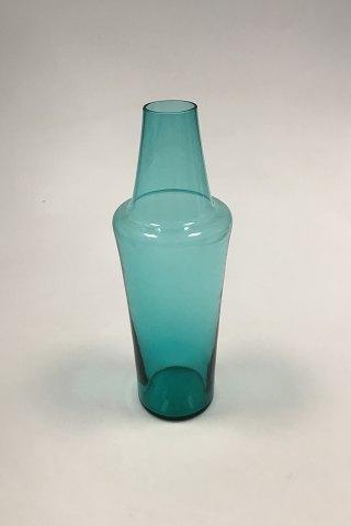 Kastrup Glasværk Opaline form Grøn Vase - Danam Antik