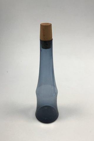 Kastrup Glasværk Opaline form Blå Karaffel med Prop - Danam Antik