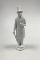 Royal Copenhagen Blanc de Chine Figur af H.C. Andersen No 4216 - Danam Antik
