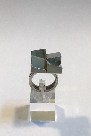W&S Sørensen Sterling Sølv Ring - Danam Antik