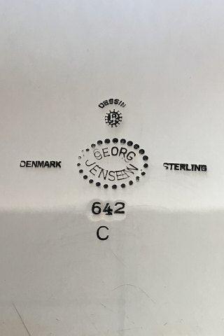 Georg Jensen Sterling Sølv Konge Serveringsfad No 642C - Danam Antik
