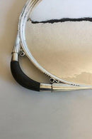 Georg Jensen Sterling Sølv Oval Serveringsbakke med træhåndtag No 251C - Danam Antik