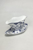 Royal Copenhagen Musselmalet Halvblonde Sauceskål med Hanke nr. 585 - Danam Antik