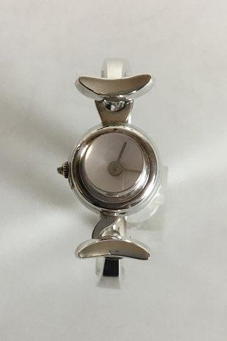 Georg Jensen Sterling Sølv Armbåndsur med Bjergkrystal No 231 - Danam Antik