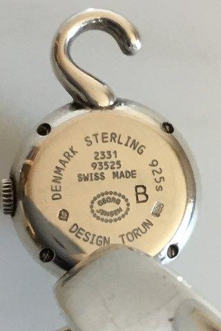 Georg Jensen Sterling Sølv Armbåndsur med Bjergkrystal No 231 - Danam Antik