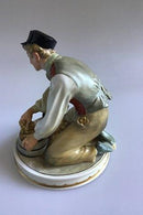 Bing & Grøndahl Overglasur figur Lille Klaus No 8048 - Danam Antik