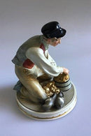 Bing & Grøndahl Overglasur figur Lille Klaus No 8048 - Danam Antik