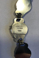 Evald Nielsen Sterling Sølv Halskæde med lapis. - Danam Antik