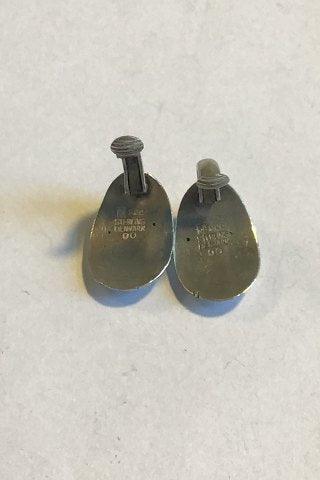 Georg Jensen Sterling Sølv Øreclips No 90. - Danam Antik