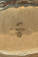 Georg Jensen Opsats af let hammerslået sølv. Ovalt fodstykke. No 6 - Danam Antik