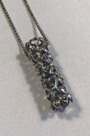 Georg Jensen Sterling Sølv Kæde med Vedhæng No 252 - Danam Antik