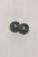 Georg Jensen Sterling Sølv Øre clips No 36 Opal - Danam Antik